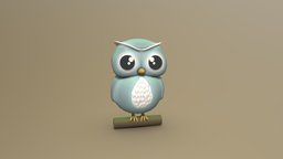 3December substancepainter, substance, 3december-owl