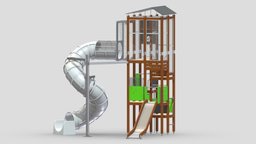Lappset Skyline Town tower, frame, bench, set, children, child, gym, out, indoor, slide, equipment, collection, play, site, vr, park, ar, exercise, mushrooms, outdoor, climber, playground, training, rubber, activity, carousel, beam, balance, game, 3d, sport, door