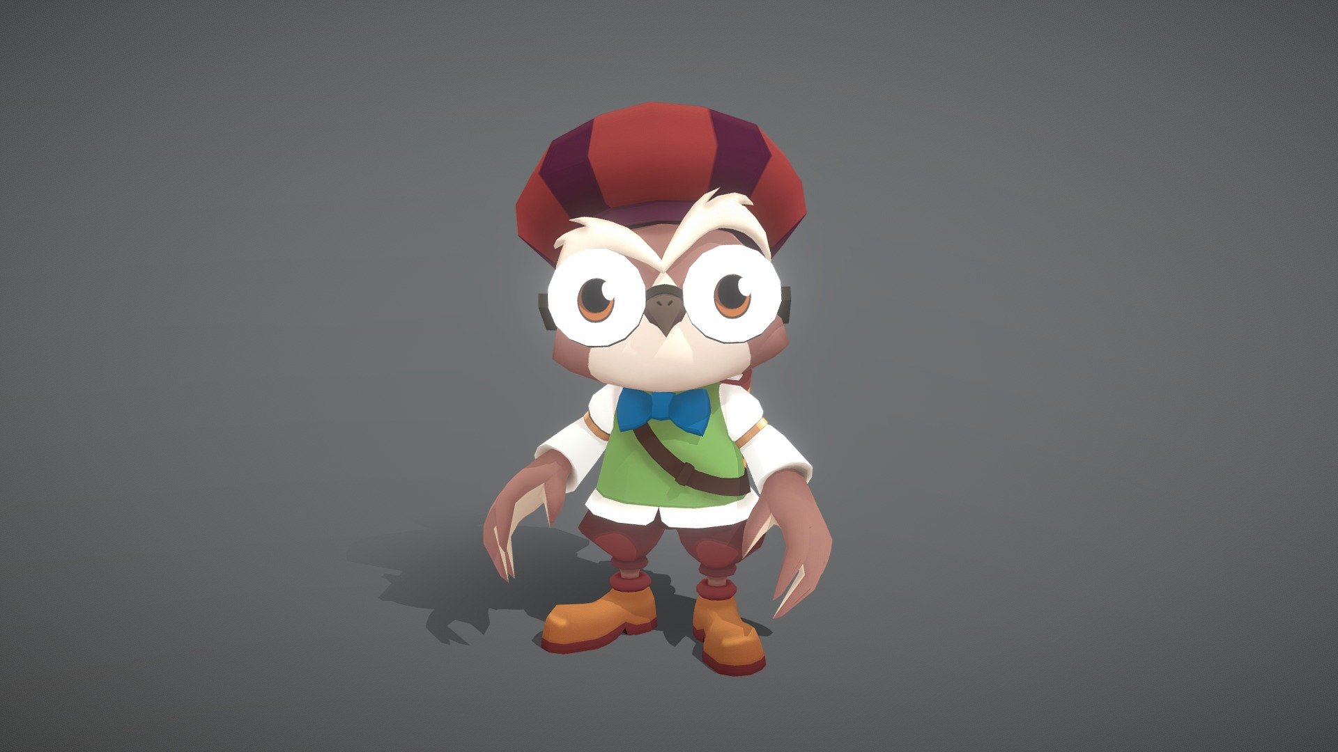 A character style test model for Tobin's Tale. Concept by Erin Middendorf 3d model