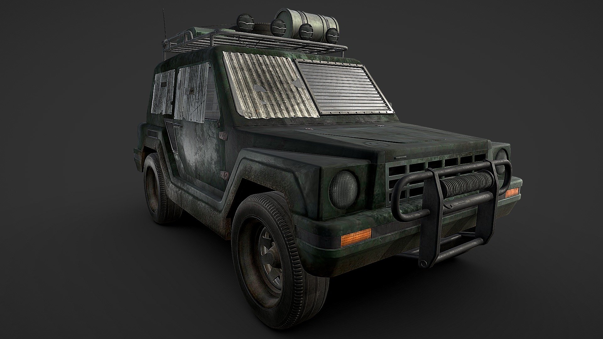 a old post-apocalyptic car, prepared and equipped but a little dirty.
car adapted for game, good mesh.
basic movement equipment.


( the problem of the interior texture being in low quality, it's because of sketchfab limitation.

 ) - Post Apocalyptic Gurgel - Buy Royalty Free 3D model by Liima (@Eman9el.Liima) 3d model