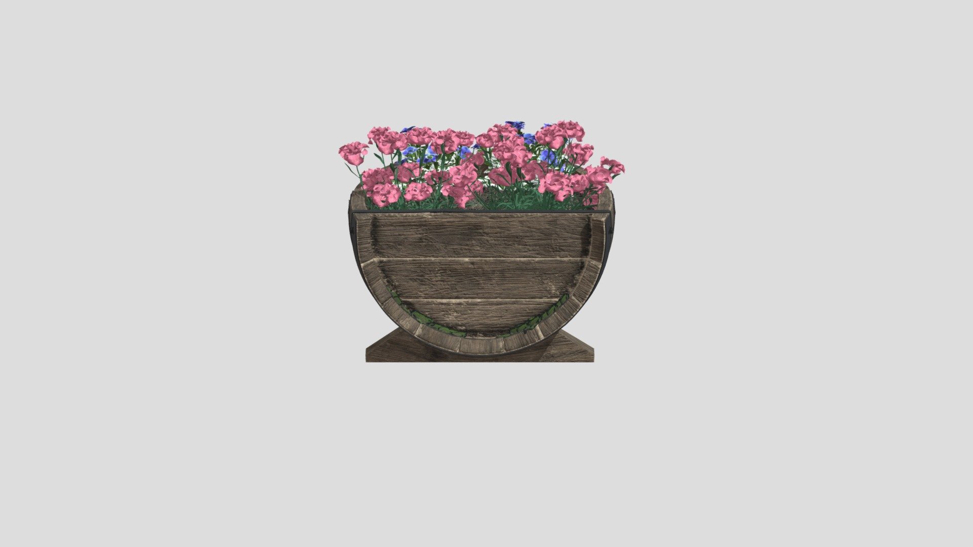 Professional, highly detailed 3d model of garden props. Textures and materials are included. This model is ready to use in your visualizations 3d model