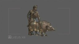 Exvoto de sacrificio | Ex-voto of pig sacrifice bronze, roman, exvoto, archaeology
