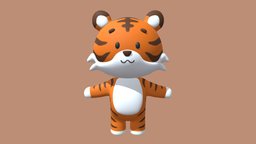 Tiger Character cute, tiger, character, animal