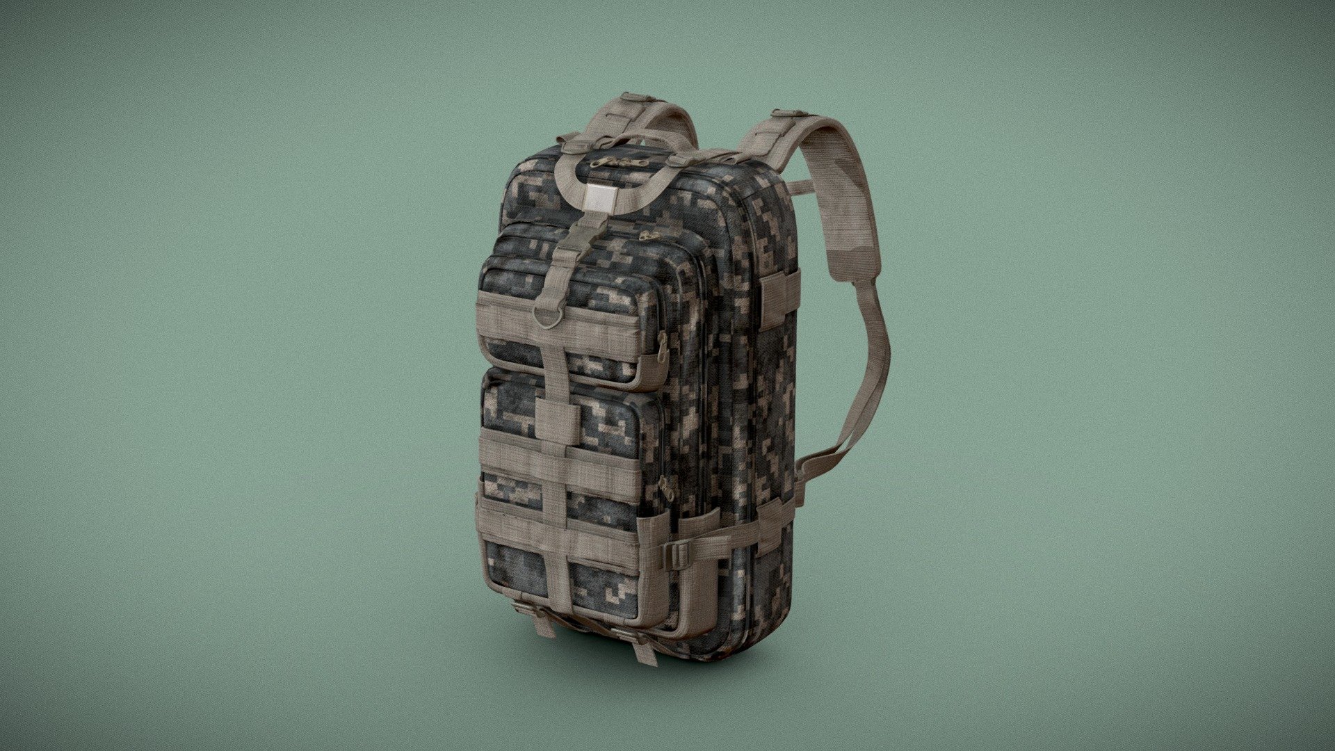 Tactical Military Backpack.
.
.
Click the link to buy.
.
https://artstn.co/m/qVxO3 - Military Backpack - 3D model by Neslihan Çakmak (@neslihancakmak) 3d model