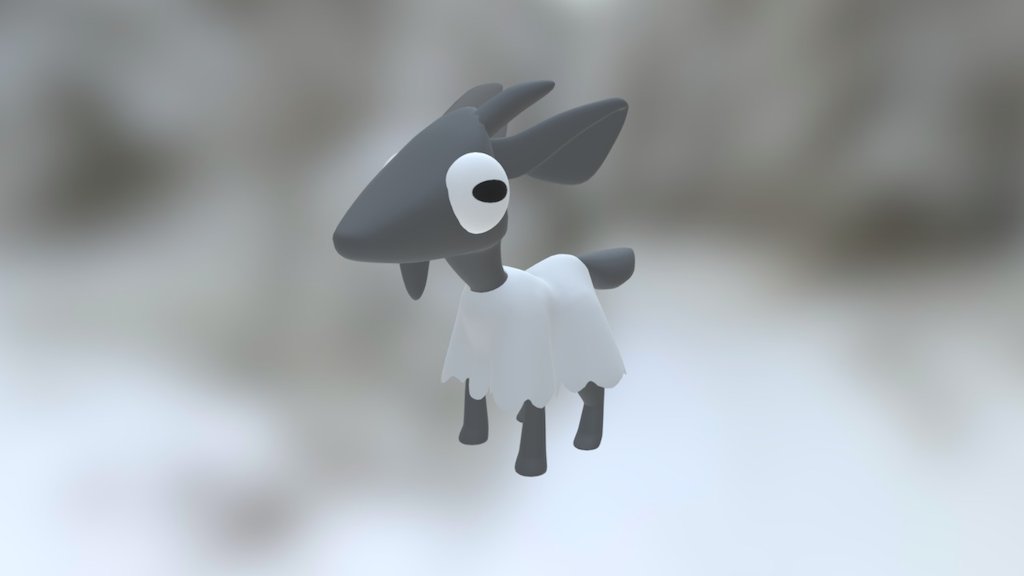 Part of a larger project that will have even more animals. He's still a WIP 3d model