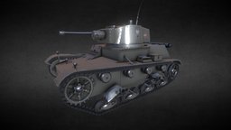 7TP Light Tank poland, tanks, tank, substancepainter, substance