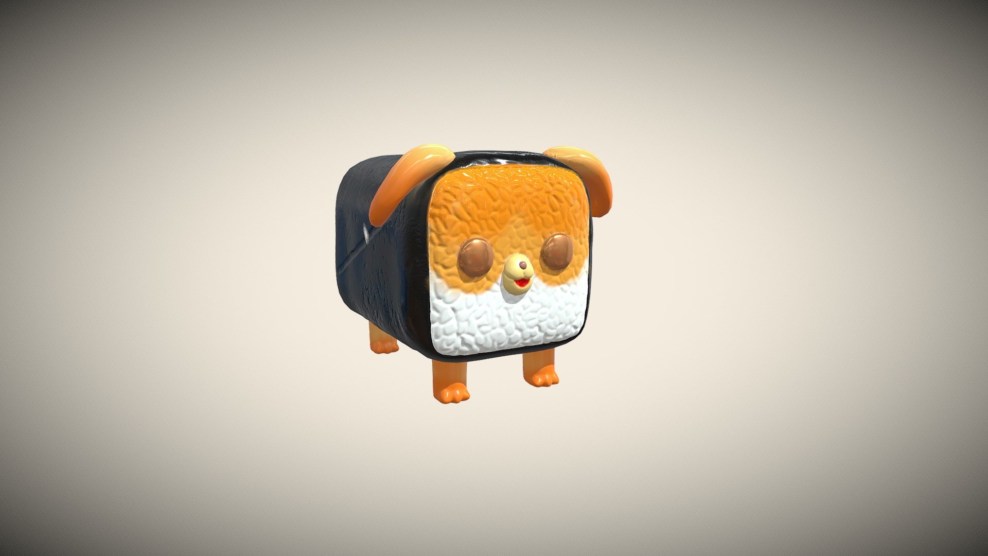 sushi dog - sushi dog - Buy Royalty Free 3D model by mingizz0011 3d model
