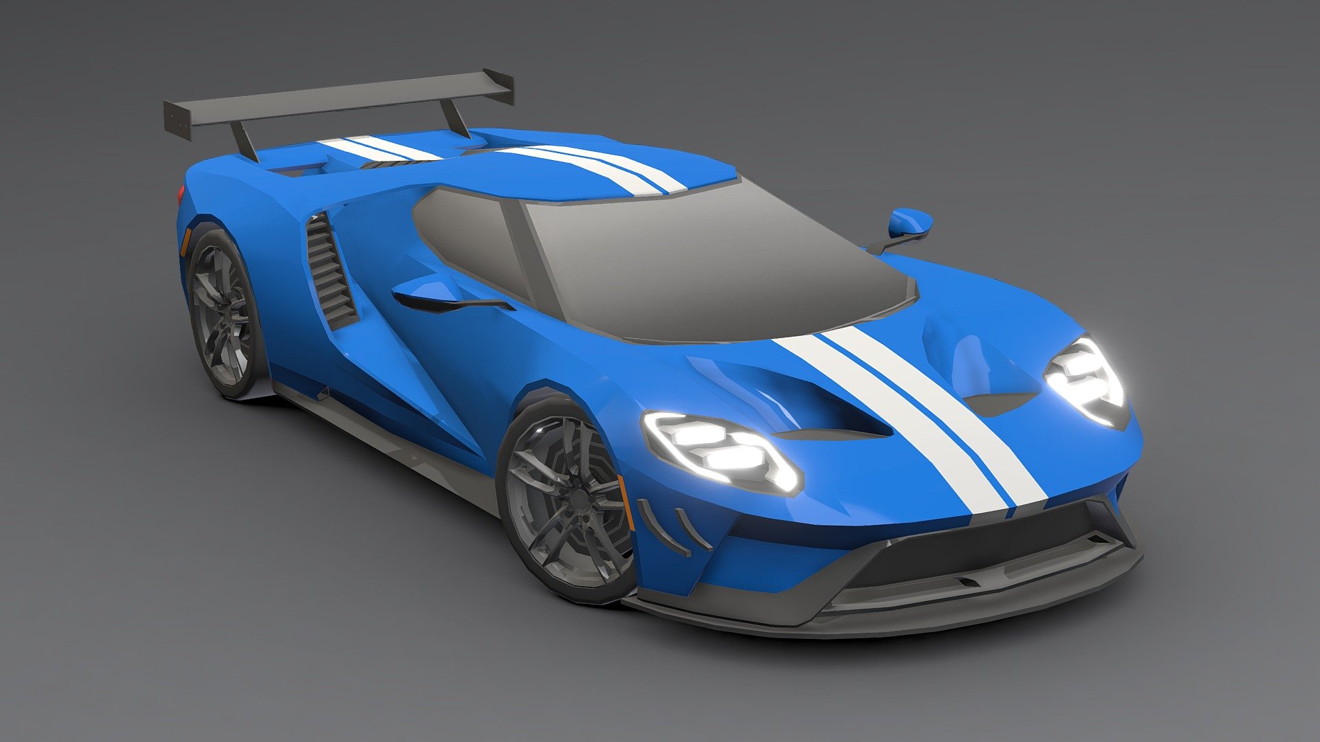 Ford GT Sport Low-poly 3D.





You can use these models in any game and project.




This model is made with order and precision.




The color of the body and wheels can be changed.




Separated parts (body. wheel).




Very low poly.




Average poly count: 12/000 Tris.




Texture size: 128/256 (PNG).




Number of textures: 2.




Number of materials: 3.




format: fbx, obj, 3d max.




 - Ford GT Sport Low-poly 3D - Buy Royalty Free 3D model by Sidra (@Sidramax) 3d model