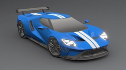 Ford GT Sport Low-poly 3D vehicles, bmw, ford, cars, audi, pack, gt, toyota, fordmustang, cars-vehicles, ford-mustang, low-poly, vehicle, car, 2023