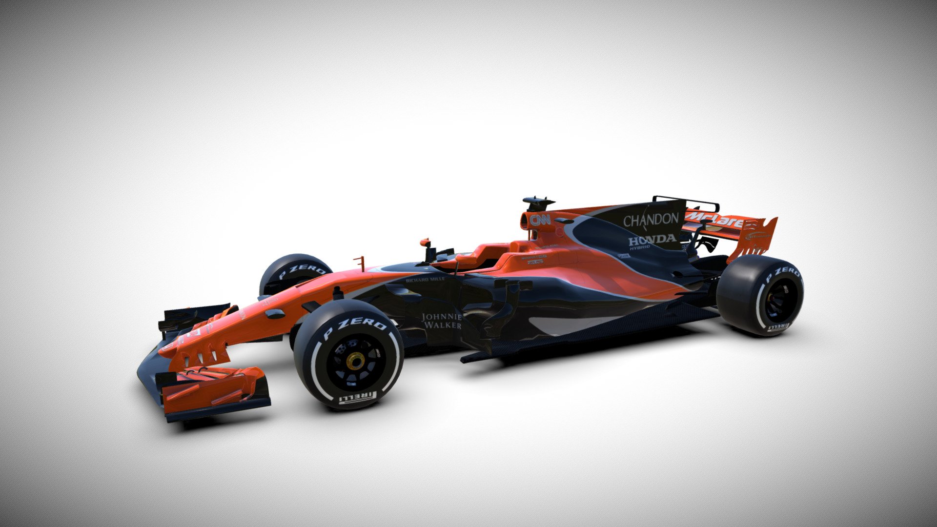 3D model from the McLaren Honda F1 2017
Low poly - McLaren Honda MCL32 F1 2017 - 3D model by Excalibur 3d model