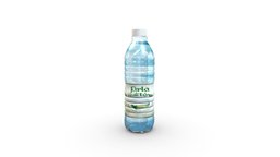 Water Bottle water, pbr, low, poly, bottle, plastic