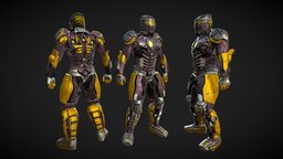 MECHA SUIT suit, future, robotic, mecha, realistic, game-model, pbr-texturing, character, sci-fi, robot