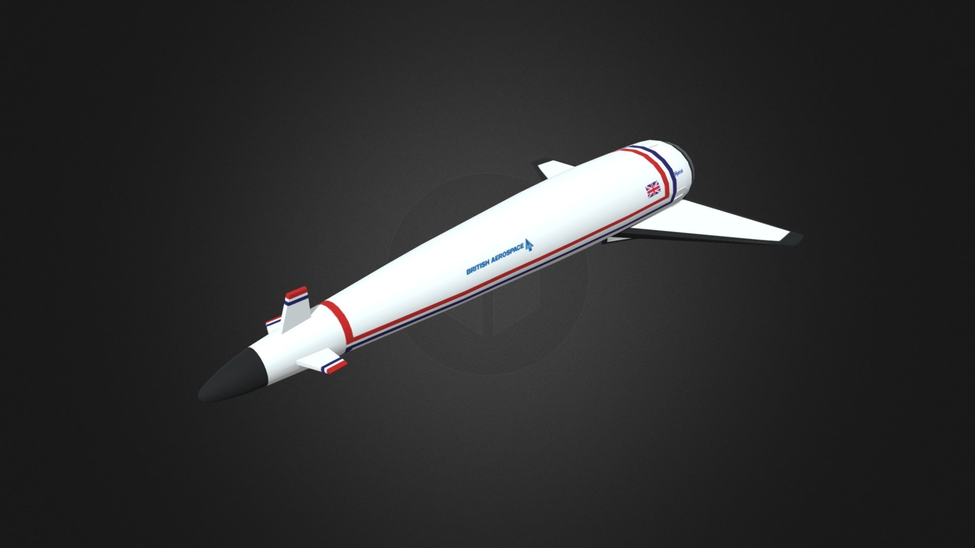 A 3d model of the HOTOL spacecraft.

HOTOL, for Horizontal Take-Off and Landing, was a 1980s British design for a single-stage-to-orbit (SSTO) spaceplane that was to be powered by an airbreathing jet engine.

Proportions Saved 3D model.

Contains following file types: MAX, 3DS, OBJ, and FBX 3d model