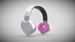 Heart shaped headphones💮📷 headphones, headphone, pink, hart, vrchat, vroid, vroidstudio