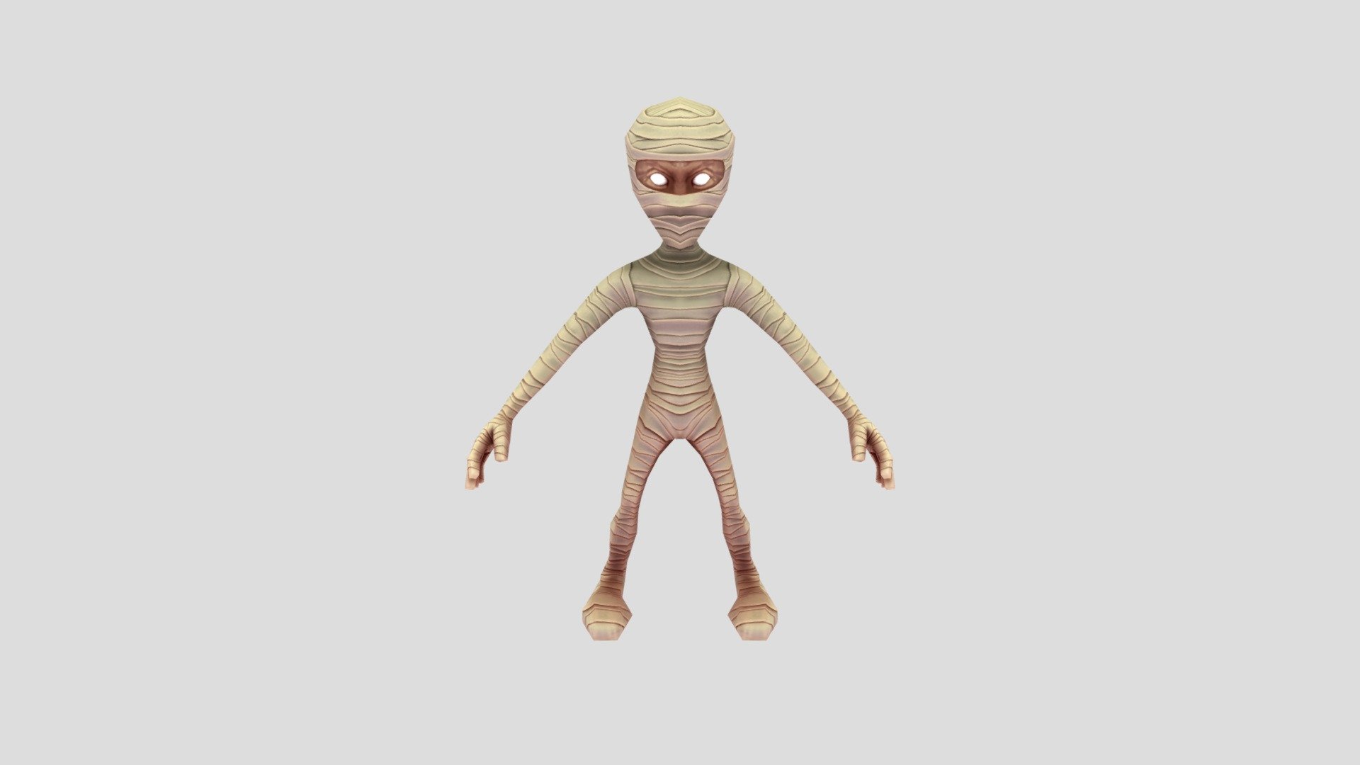 3D mummy very low poly - 3D model by UgurEmreTok 3d model
