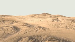Terrain Test #2 scene, planet, landscape, terrain, background, dry, rocky, game-ready, free-model, free, jimbogies