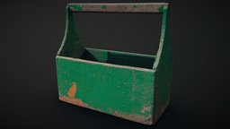 Old Box Tool prop, tool, photoscan, pbr, gameready
