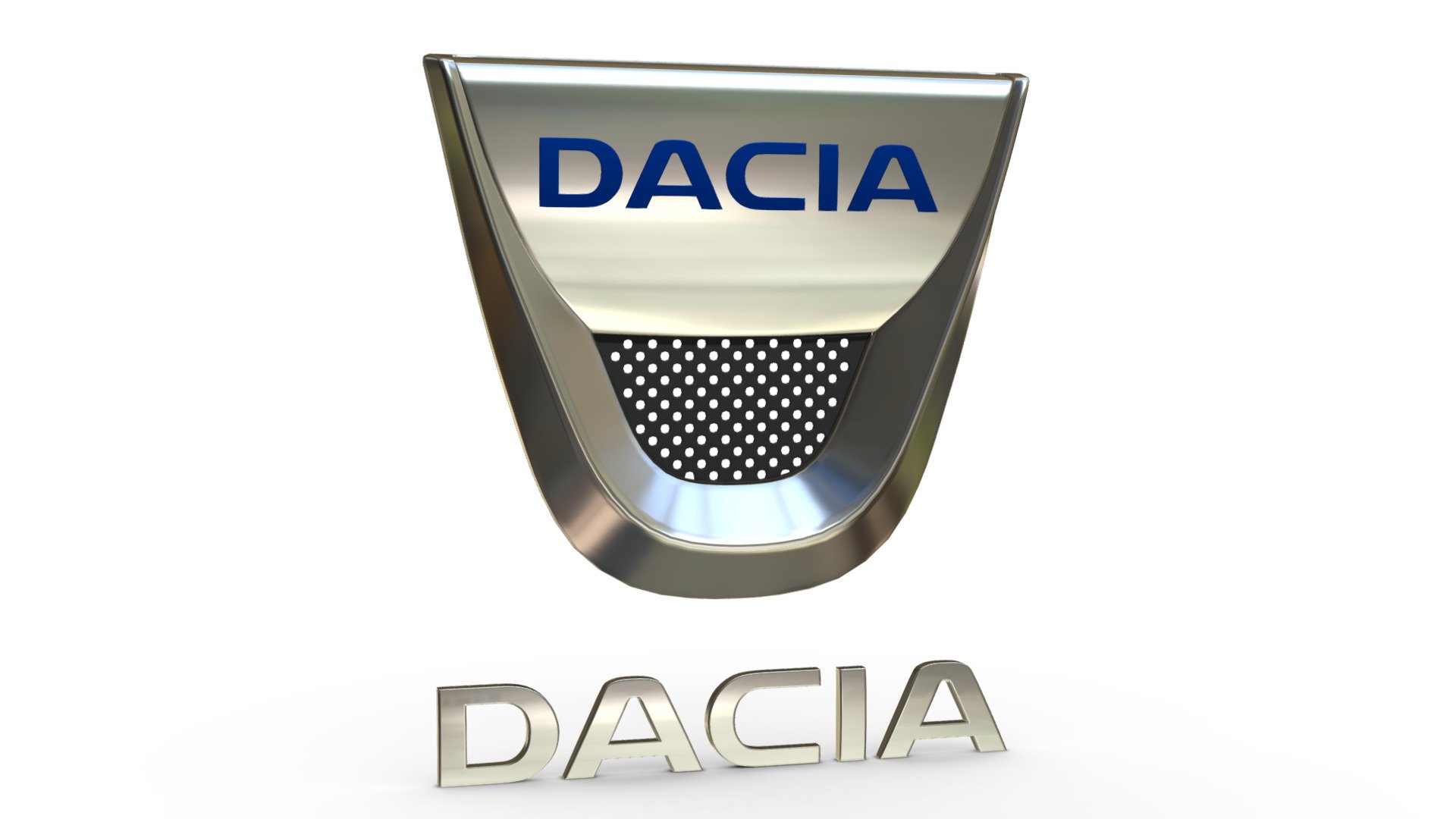 Dacia Logo - 3D model by PolyArt (@ivan2020) 3d model