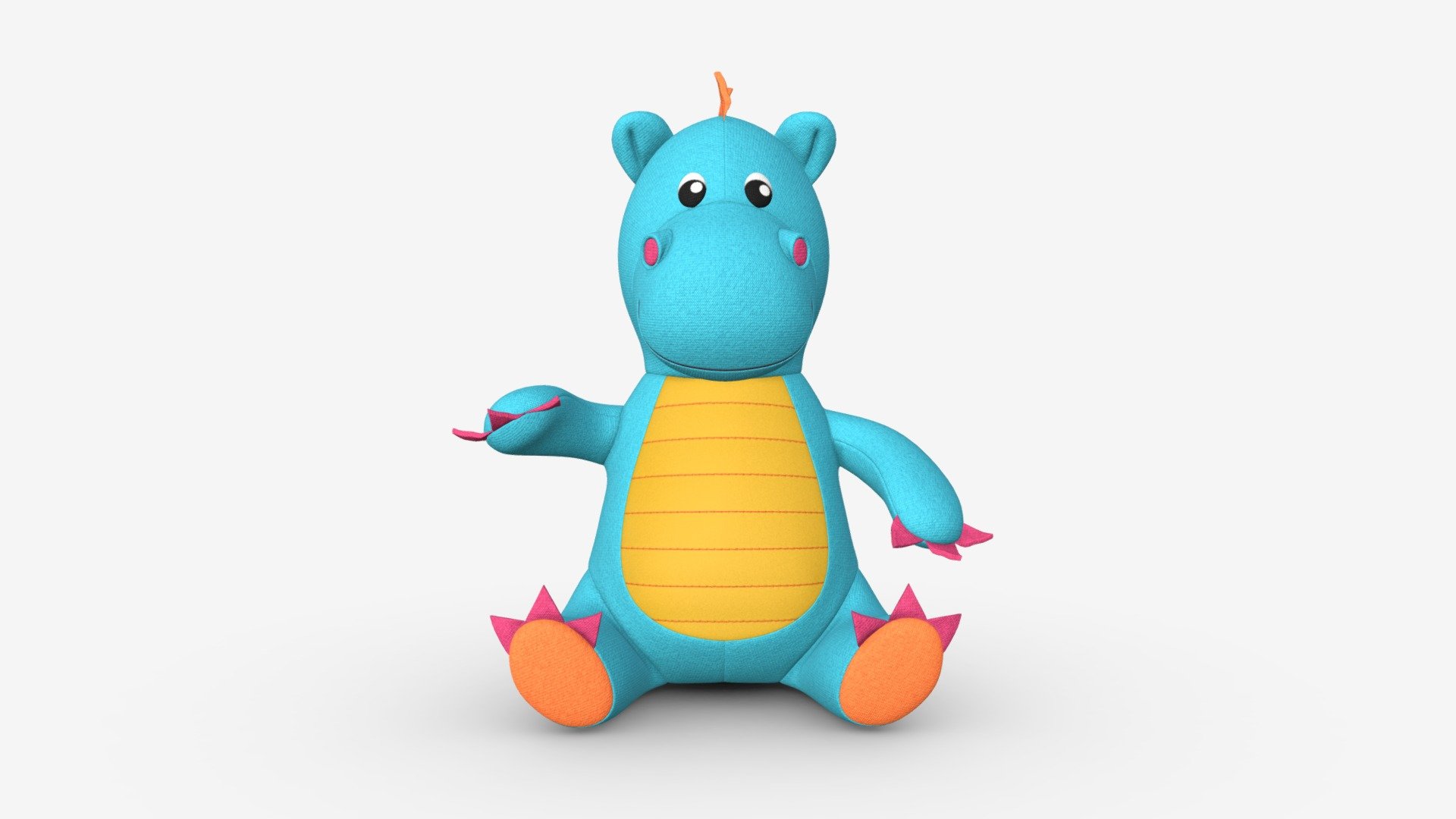 Dragon soft toy - Buy Royalty Free 3D model by HQ3DMOD (@AivisAstics) 3d model