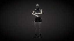 A&M: Shy Dancing 3 (95 bpm) mocap, capture, am, dance, groove, motion, waiting, relax, chill, idle, grooving, chillout, wallflower, animation, free, idling, mocapdancer, 95bpm