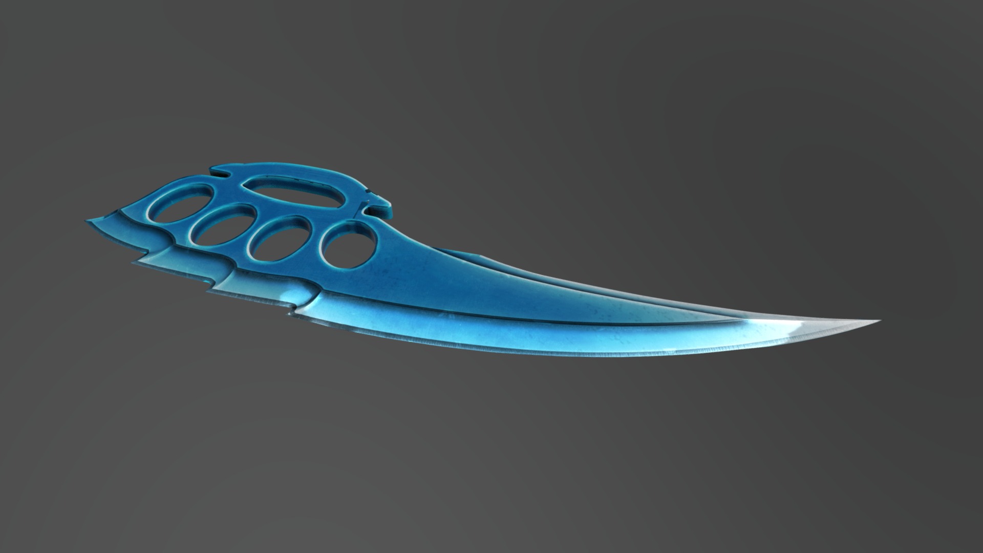 Knuckle Knife| ICED - 3D model by dC98 3d model