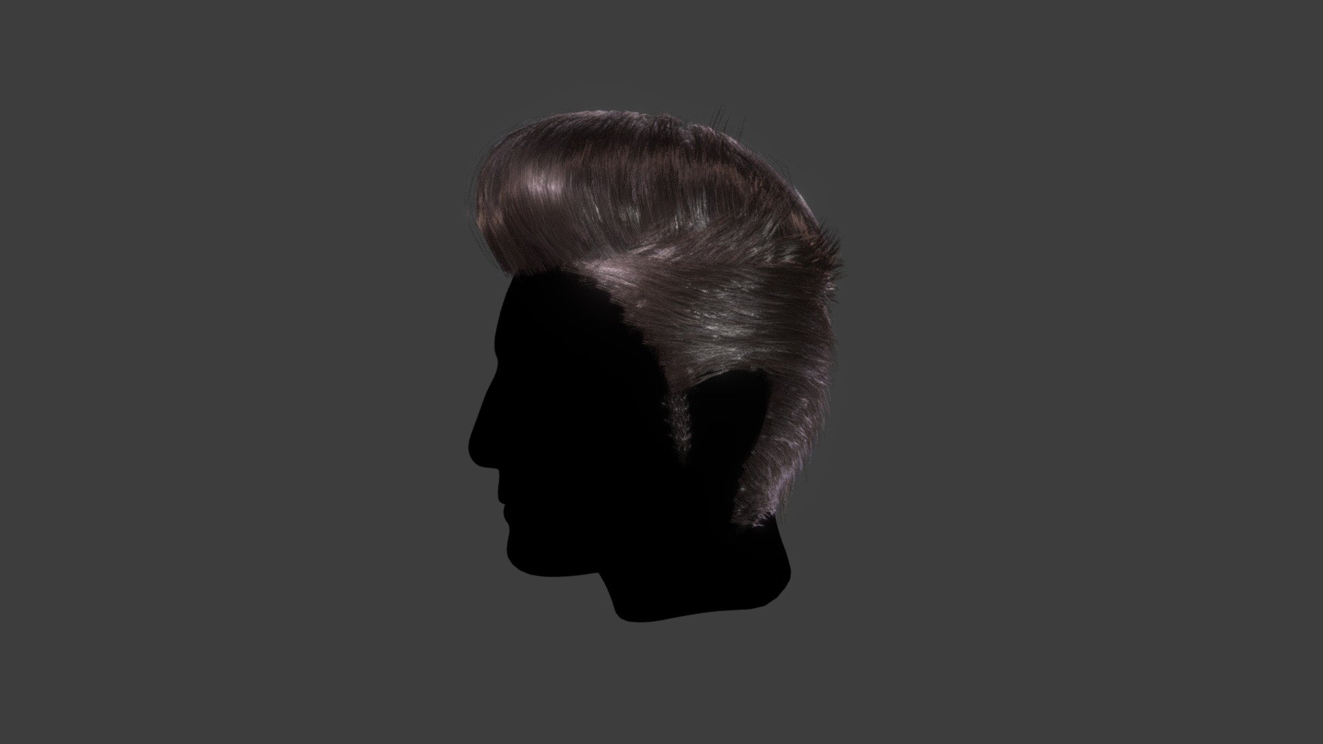 Check out my website for more products and better deals! ➜ SM5 by Heledahn 


This is a digital 3d model of a pompadour hairstyle. 

The blender file can be customized to any color though the Transhuman Lite - MESH HAIR panel (included), to choose the color, add highlights, increase or decrease the amount, add root color and spread, etc.

The model also includes shape keys to further customize the shape and feel of the hairstyle.

 


This model can be used as a closeup prop due to its high detail and visual quality, and it can be adapted to any 3D character, to achieve a wonderful realistic effect.

This product will achieve realistic results in your rendering projects and animations, being greatly suited for close-ups due to their high quality topology and PBR shading 3d model