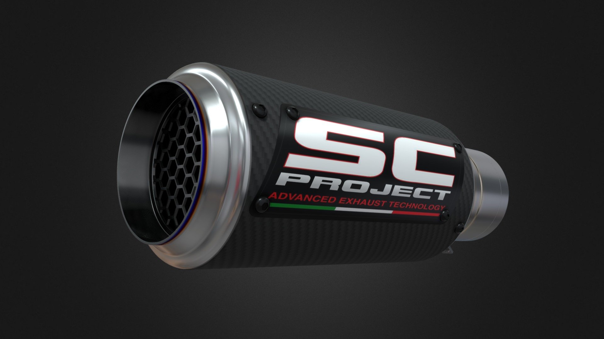 made from scratch. the only things from google is the SC Project logo texture - SC Project CR-T Exhaust - Download Free 3D model by blakebella (@blake2theback) 3d model