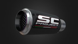 SC Project CR-T Exhaust motorcycle, bikes, modification, exhaust, zx25rr, noai, sc-project