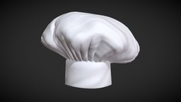 Chef Cooking Hat hat, white, accessories, chef, clothes, cooking, headwear, kithen, cooking-hat, chef-hat