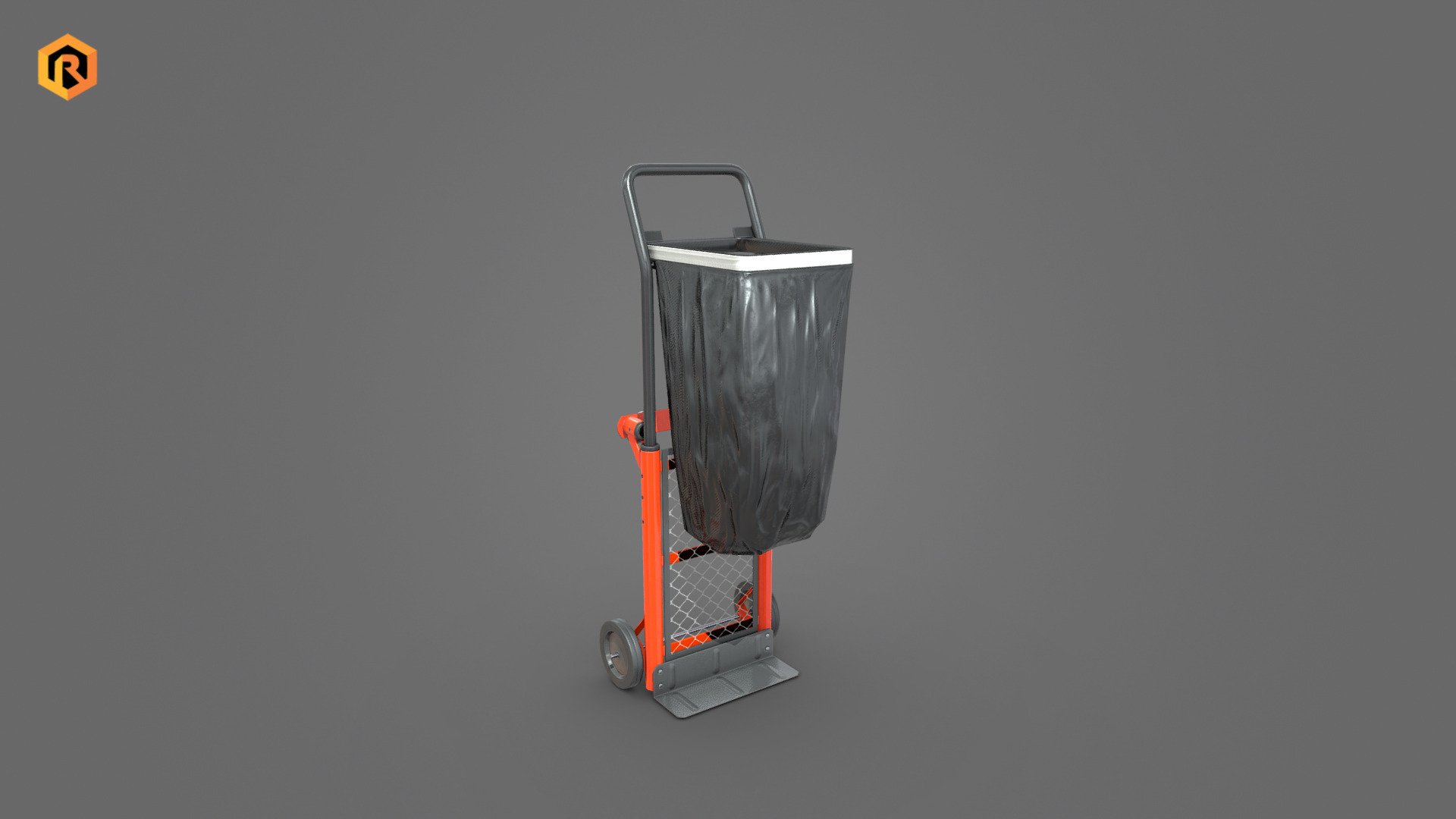 Low-poly PBR 3D model of Heavy Duty Folding Cart.

The model is divided into several elements to make it easier to conﬁgure the object into different variants. 

Technical details:




4 PBR textures sets. (Body, Alpha, GarbageBag, Wheels) 

4161 Triangles

4488  Vertices

The model is divided into few 6 objects (BodyArm, GarbageRng, GarbageBag, Wheels_Down, Wheels_Up)

There are also few predefined  variants of object.

Model is completely unwrapped.

Model is fully textured with all materials applied.

Pivot points are correctly placed to suit optional animation process.

Model scaled to approximate real world size (centimeters).

All nodes, materials and textures are appropriately named.

Lot of additional file formats included (Blender, Unity, Maya etc.)

More file formats are available in additional zip file on product page !  

Please feel free to contact me if you have any questions or need support for this asset 3d model