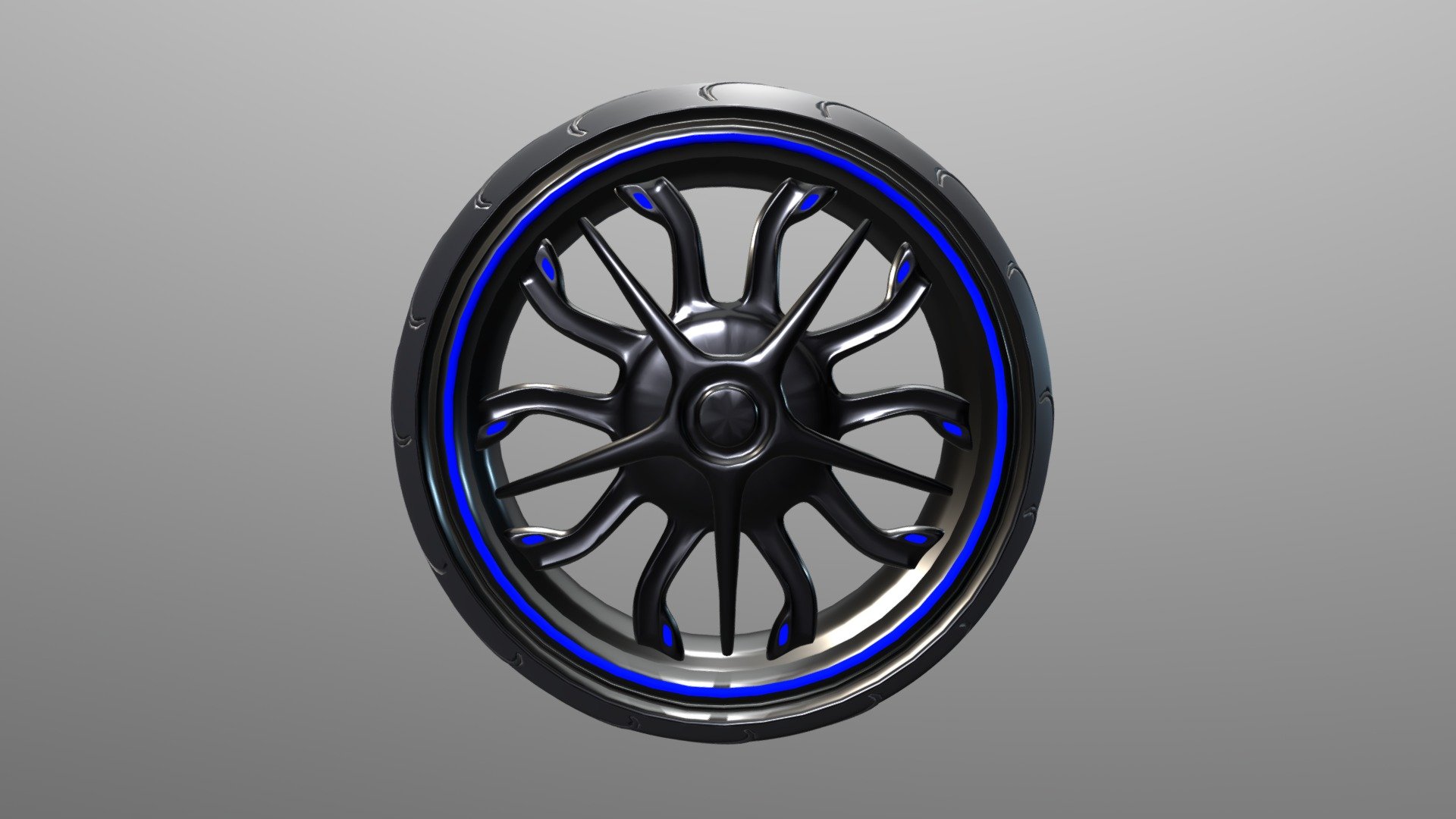 bike wheel cg cookie - 3D model by qrt8685 3d model