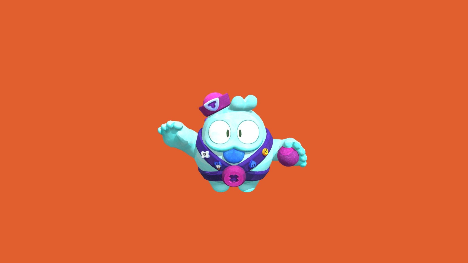 This is the Brawler Squeak of Brawl Stars. I put the textures in a cartoon style and gave him even more live. Made it in blender, hope you like it.
The original model and textures are by https://sketchfab.com/pixelKat you can see the model here:
https://sketchfab.com/3d-models/squeak-brawl-stars-89c7345b3a7841d2a361f900ecc9986f

Other of my Brawl Stars skins and charakters here:

https://sketchfab.com/3d-models/wasp-bea-brawl-stars-d638d7682bf648749b4cb1833420cb74

https://sketchfab.com/3d-models/posed-squeak-old-style-brawl-stars-6bfea08a41ce4e98b9710e7e79a8e0e3 - Posed Squeak Cartoon Style Brawl Stars - Download Free 3D model by Onilak24 (@Onilak) 3d model