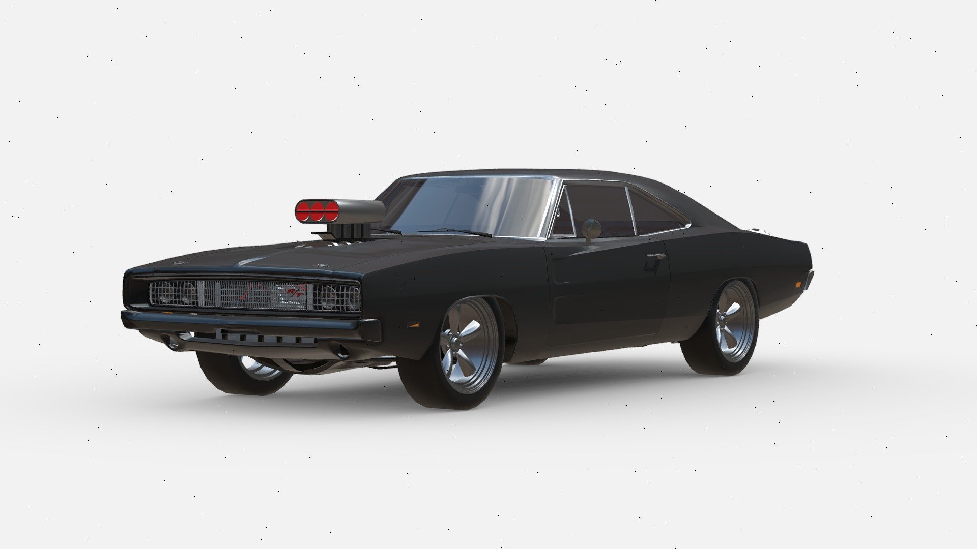 see all collection: https://skfb.ly/oOAJx - 3d model DODGE CHARGER 1969 - Buy Royalty Free 3D model by zizian 3d model