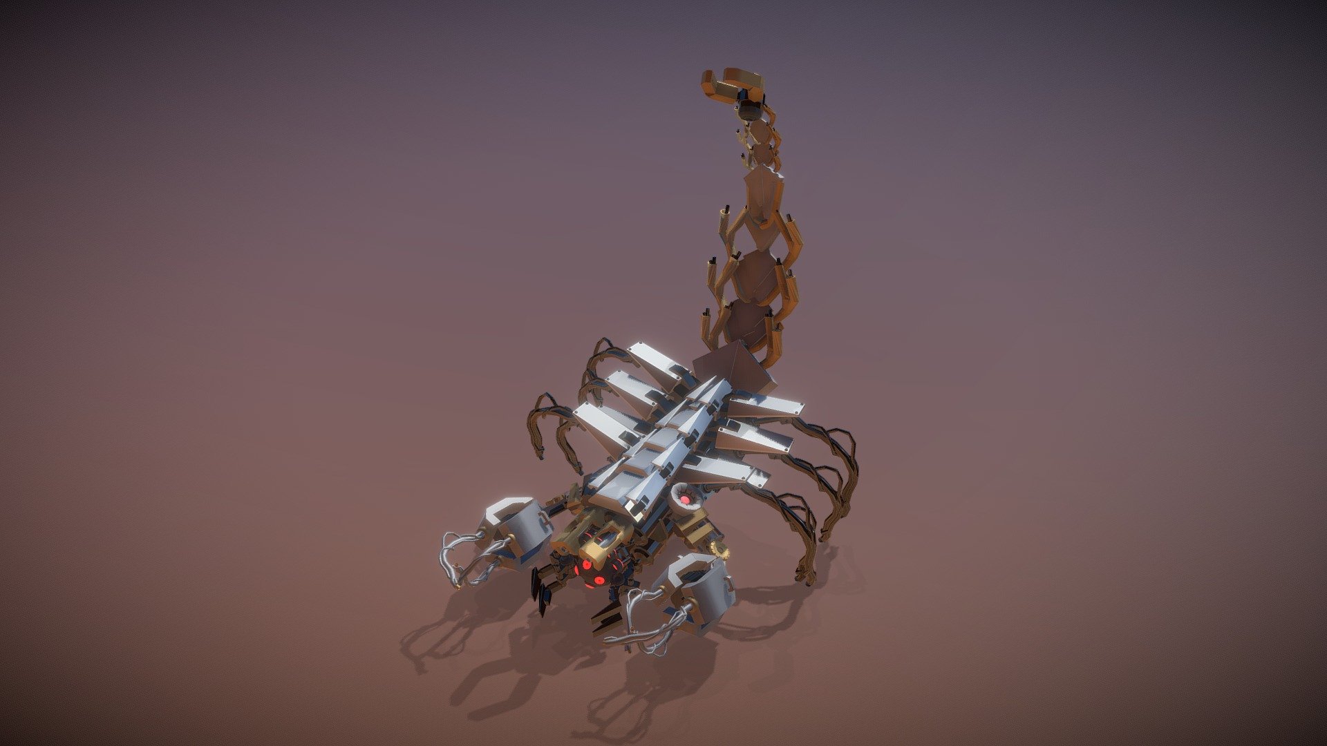 Model made for #BotsWithBlocks - Scorpion - Download Free 3D model by sirkitree 3d model