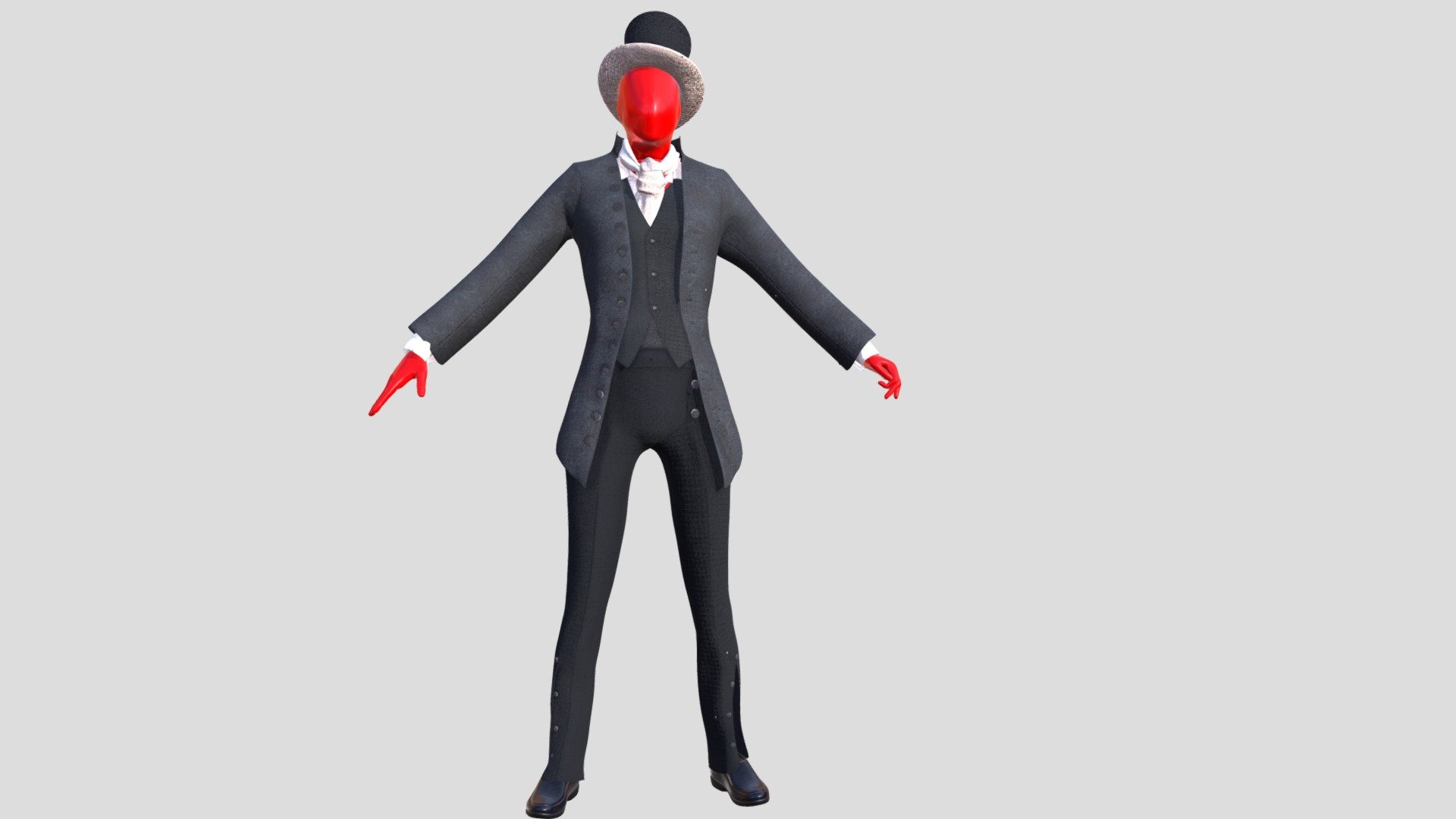 The Suit is not My model i just found it on Sketchfab but it was having errors,
i corrected it and just made a mannequin and the render was ready with evee render 3d model
