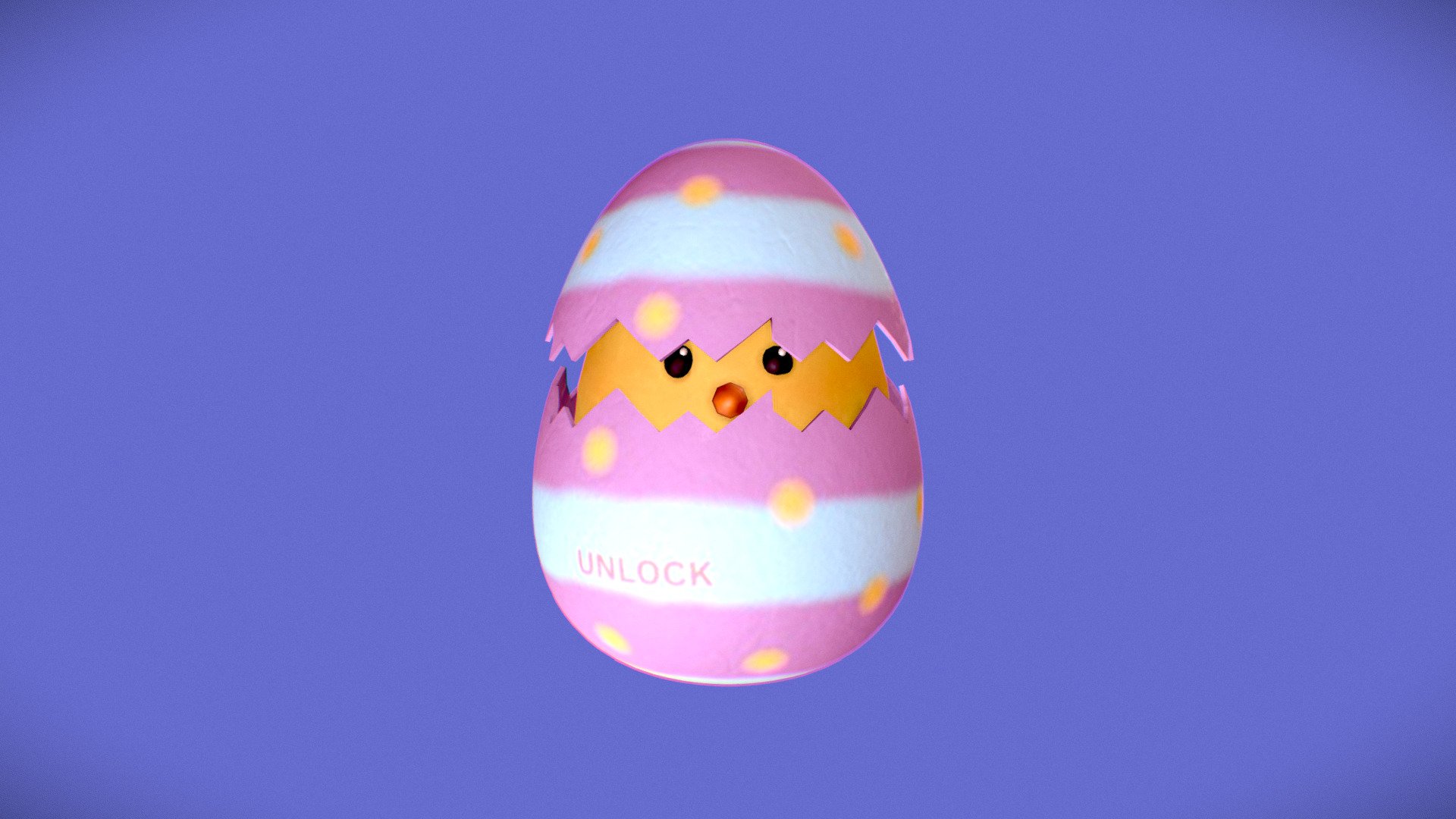 Chicken in Egg - Download Free 3D model by Tatiana_Lytvyn 3d model