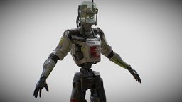 Bot1 cyborg, robot, sificharacter