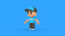 Hyper Casual Cartoon Character Casual Boy wizard, suit, baseball, football, viking, player, soccer, casual, sorcerer, swimmer, lowpolyart, riged, lowpolycharacter, cartooncharacter, character, cartoon, game, mobile, sport, hypercasual