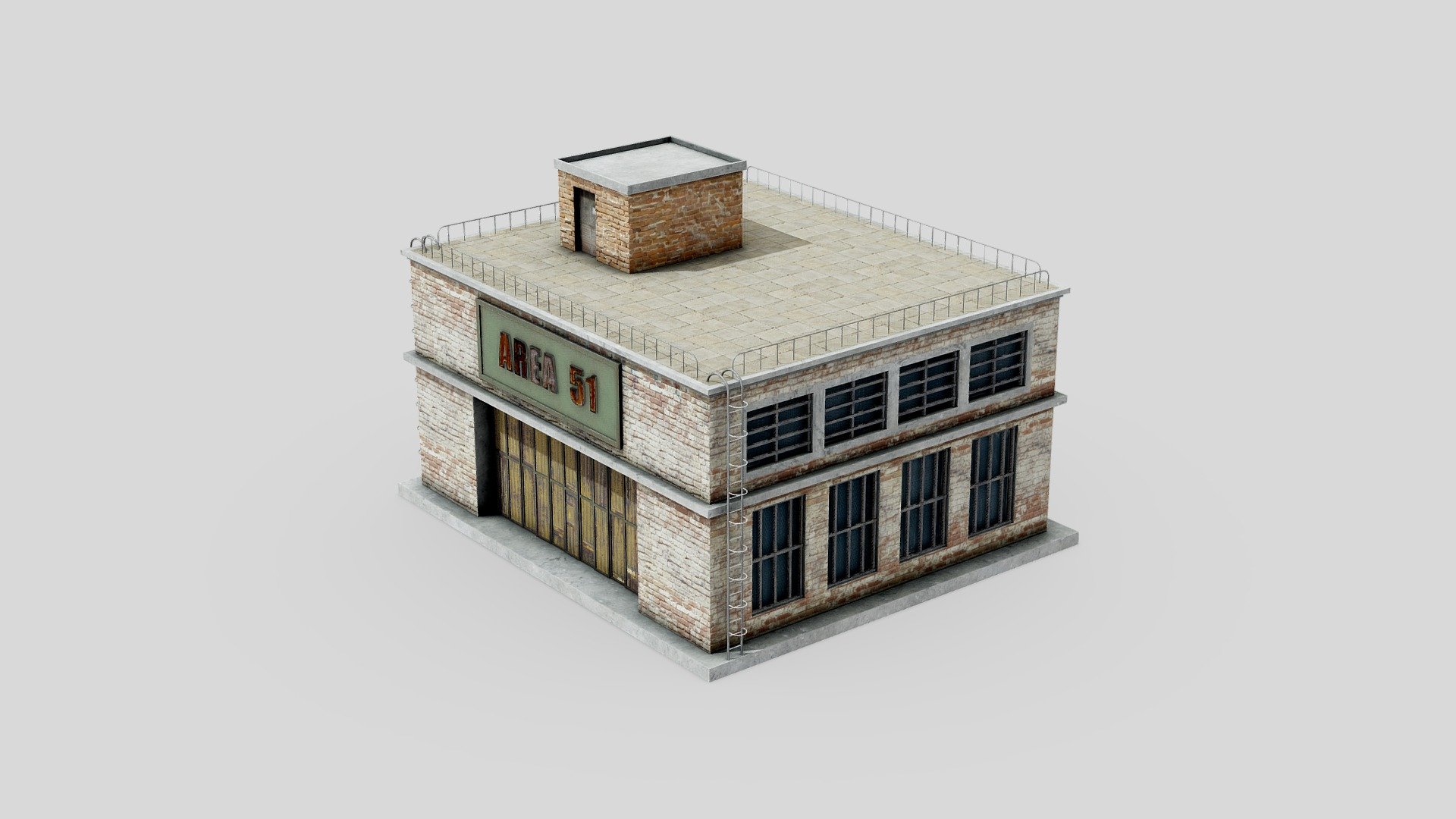 Free download：www.freepoly.org - Factory-Freepoly.org - Download Free 3D model by Freepoly.org (@blackrray) 3d model