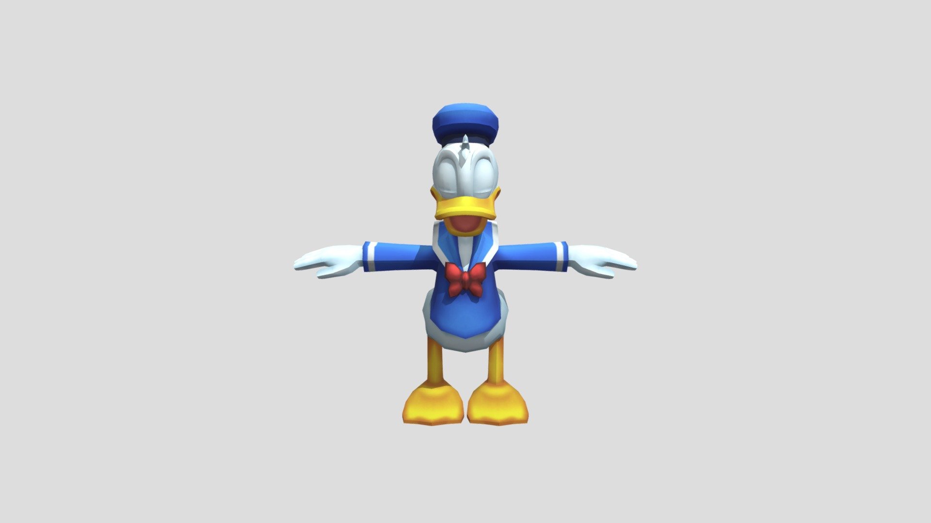 Donald Duck - 3D model by Meg510 3d model