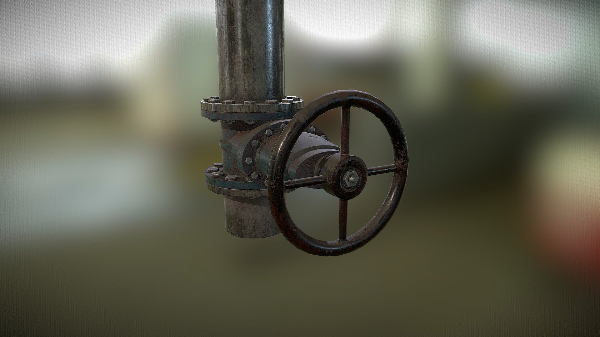 Part of a water system - Water's pipe - Buy Royalty Free 3D model by plzok 3d model