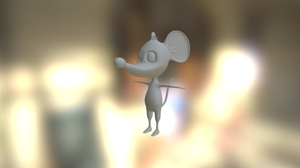 This is my cartoon mouse that I created using Maya 2016. It was created with a lot of help from Edge-CGI 3D Tutorials and more! (https://www.youtube.com/watch?v=2dLMctUGKXw) - Cartoon Mouse - Download Free 3D model by Josh (@Josh-B) 3d model