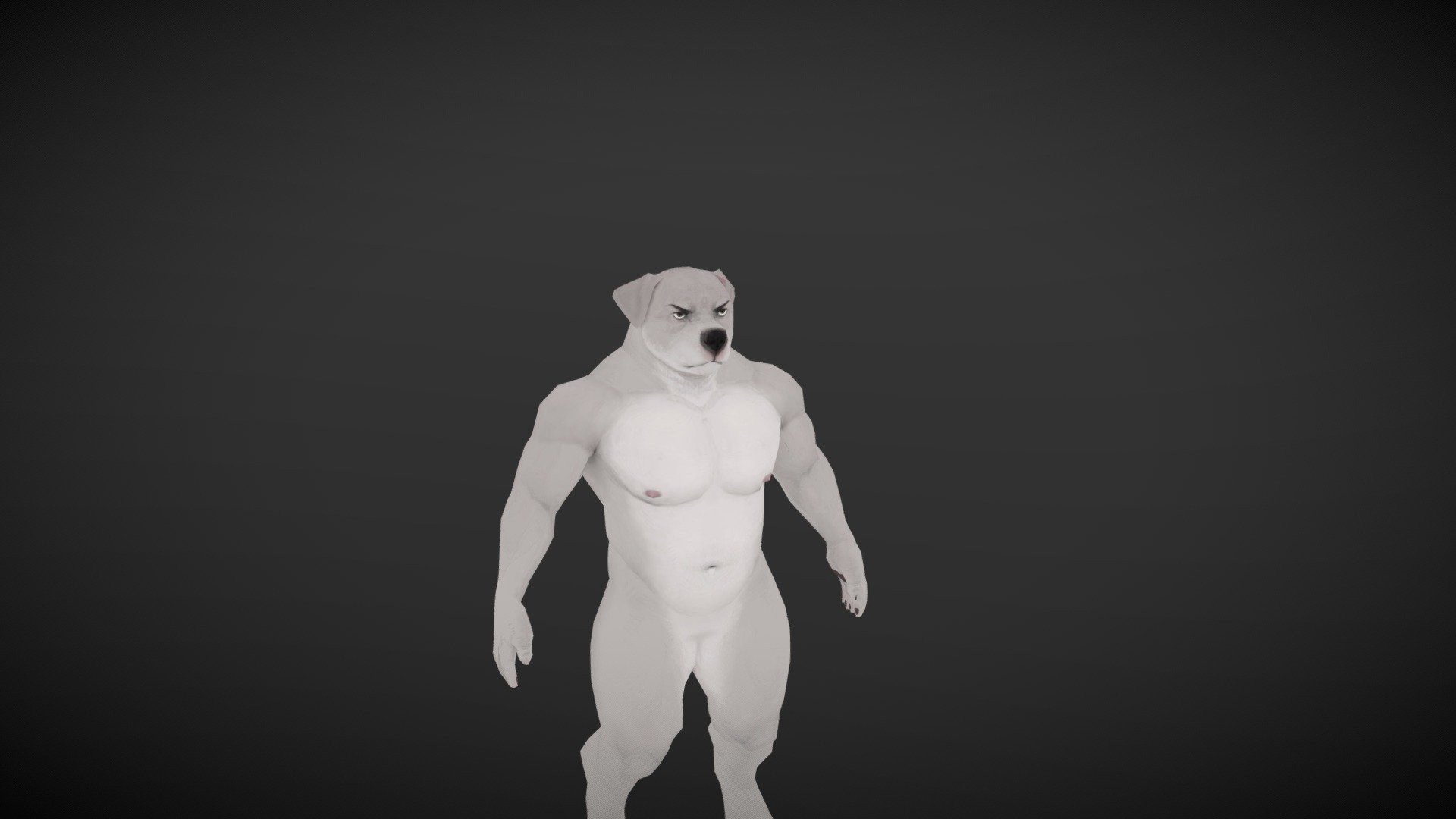 Bulldog - 3D model by blackbone 3d model
