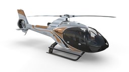 Generic Helicopter Airbus H130 Livery 21 flying, games, rotor, airplane, copter, unreal, heli, chopper, realtime, eurocopter, flight, aviation, propeller, aircraft, airbus, unity, pbr, lowpoly, helicopter, gameready, ec130, noai, h130