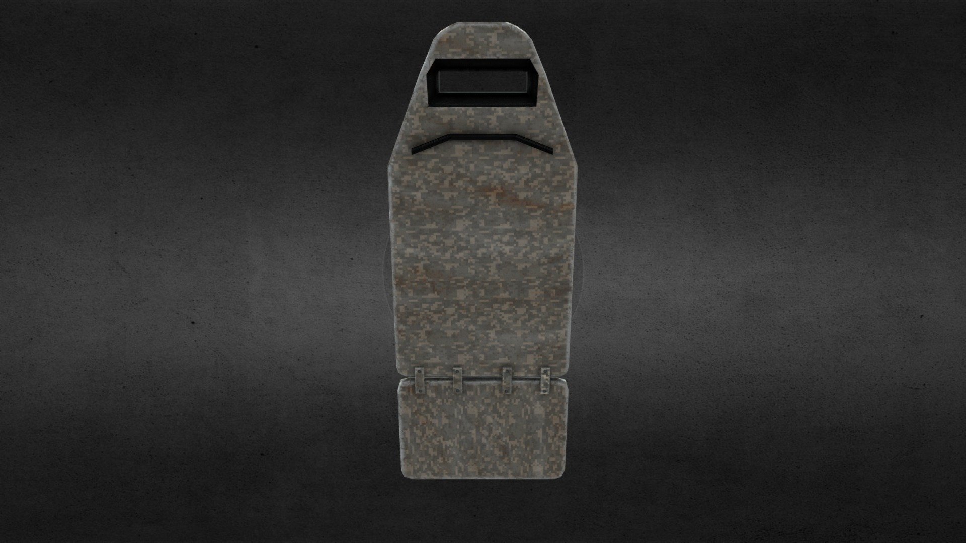 Russian Tactical Shield modeled in Maya and Textured in Substance 3d model