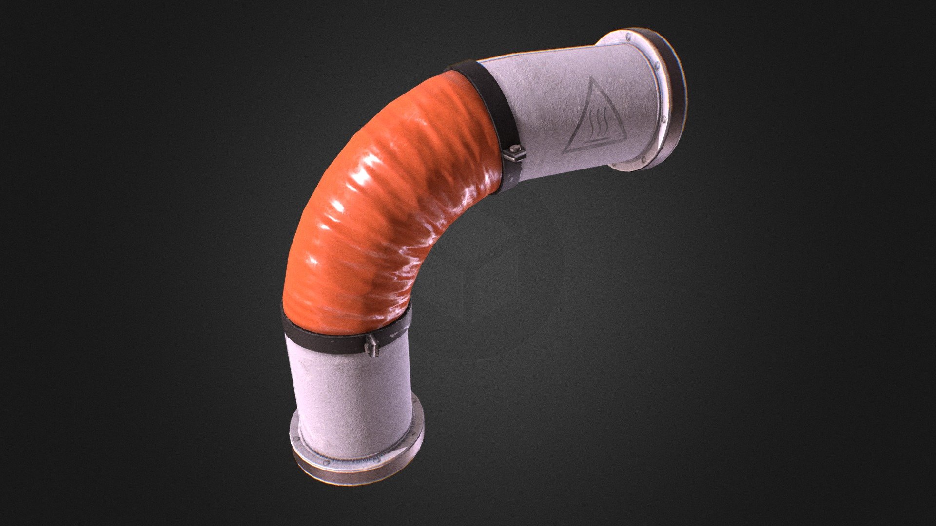 Simple pipe asset with baked normals

If you download this asset for free, I would appreciate if you follow me and leave a like.
Also check out my other assets :) - Industrial Pipe - Download Free 3D model by SLASH / RENDAR (@SLASH-RENDAR) 3d model
