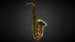 saxophone alto music, instrument, instruments, sound, sax, decor, free3dmodel, saxophone, musical-instrument, freemodel, 3d, free, decoration, model3d, instrument3d