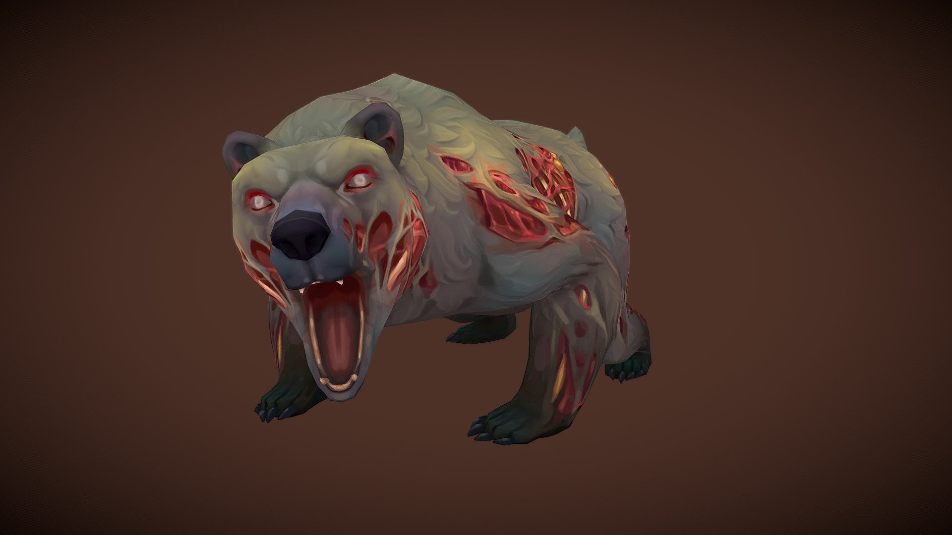 Stylized creature for a project.

Software used: Zbrush, Autodesk Maya, Autodesk 3ds Max, Substance Painter - Stylized Fantasy Undead Bear - 3D model by N-hance Studio (@Malice6731) 3d model