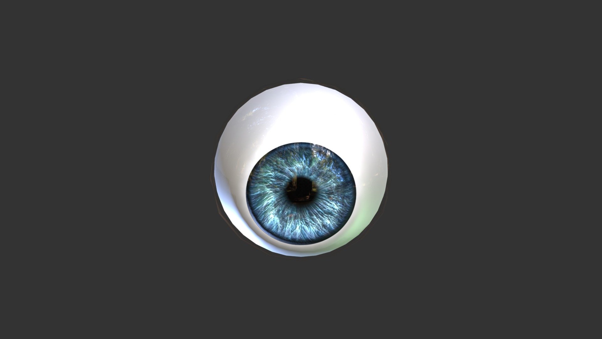The other day I learned how to use the transparency feature on Sketchfab and I decided to quickly create a realistic 3D eyeball! - Eye - Download Free 3D model by charlos 3d model