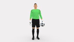Soccer Player 1114-11 style, football, people, soccer, miniatures, realistic, sportsman, character, 3dprint, model, man, male, sport